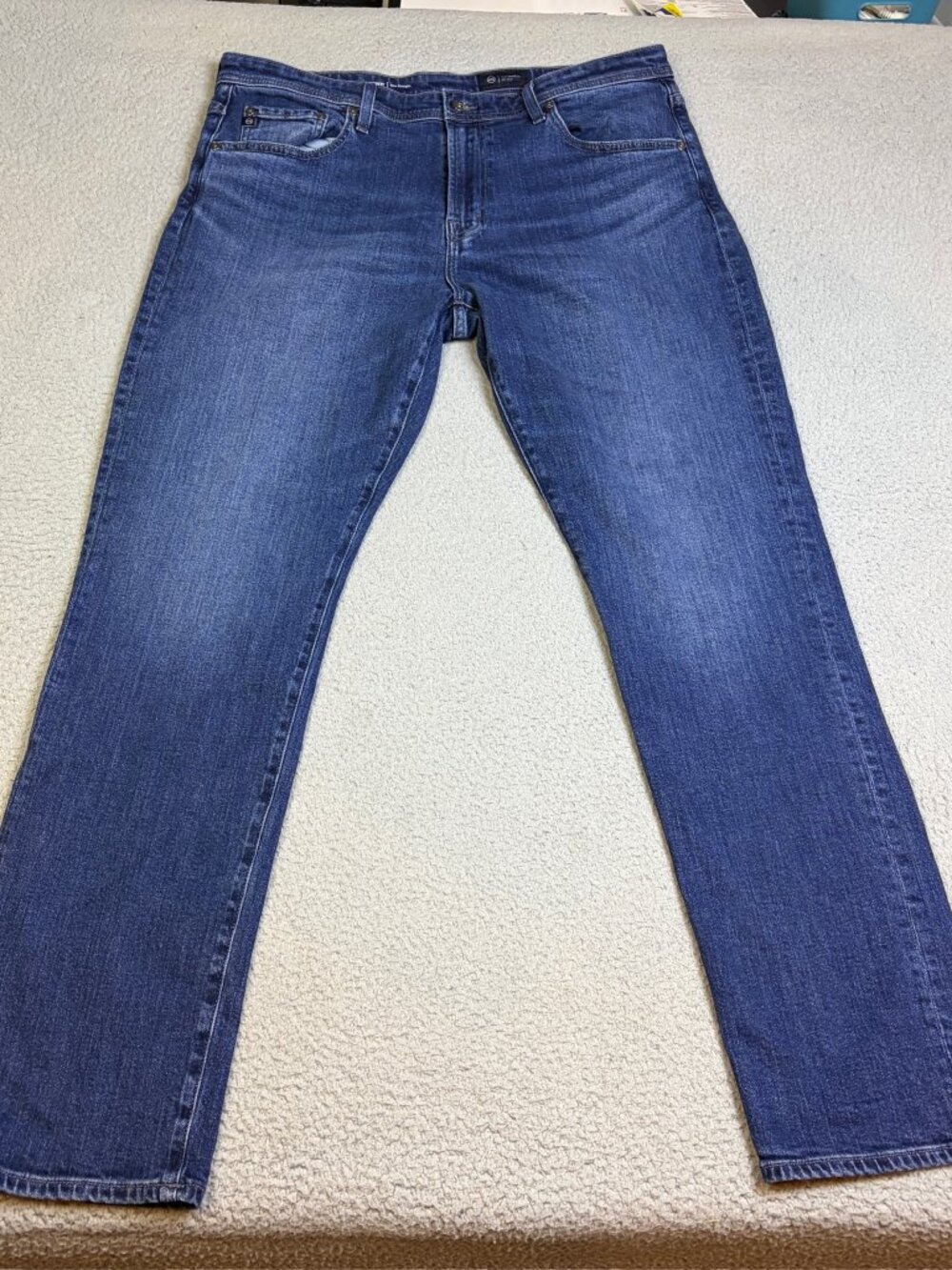 AG Adriano Goldschmied Everett Jeans Men’s Size 36X34 Blue Slim Straight